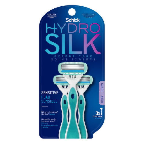 Schick Hydro Silk Women's Sensitive Care Disposable Razors