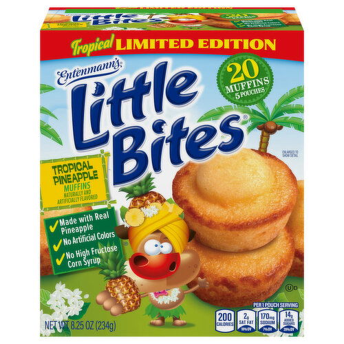 Entenmann's Little Bites Tropical Pineapple Muffins