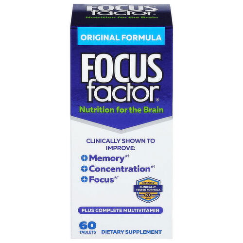 Focus Factor Nutrition for the Brain, Tablets