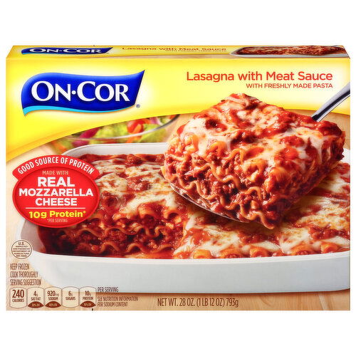 On-Cor Lasagna with Meat Sauce