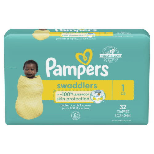 Pampers Swaddlers Swaddlers Diaper Size 1