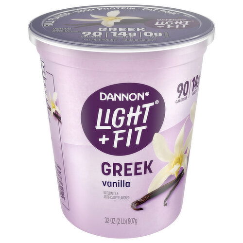 Dannon Light + Fit Fat Free Greek Vanilla Yogurt