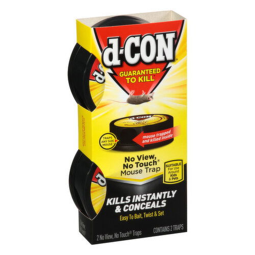 d-CON No View, No Touch Mouse Trap