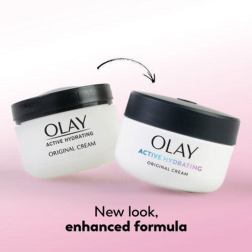 Olay Active Hydrating Active Hydrating Cream Face Moisturizer, 2.0 fl oz