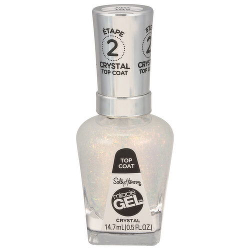 Sally Hansen Miracle Gel Nail Color, Step 2, Crystal Top Coat 105