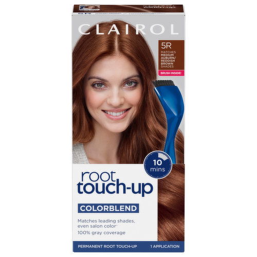 Root Touch-Up Root Touch-Up, Permanent, Colorblend, 5R Matches Medium Auburn/Reddish Brown Shades