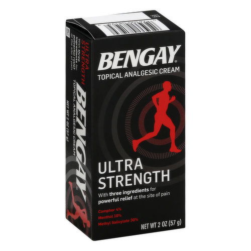 Bengay Analgesic Cream, Topical, Ultra Strength