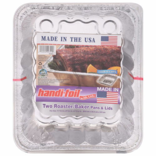 Handi-Foil Pans & Lids, Roaster/Baker