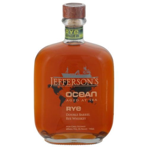 Jefferson's Rye Whiskey, Double Barrel, Ocean