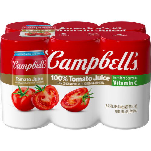 Campbell's® 100% Tomato Juice 100% Tomato Juice