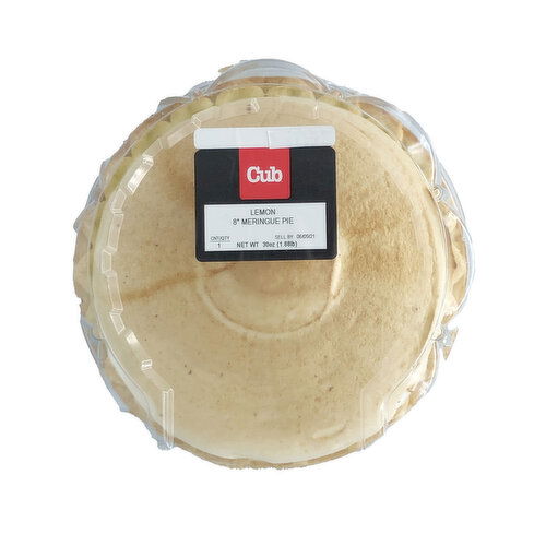 Cub Bakery 8" Lemon Meringue Pie