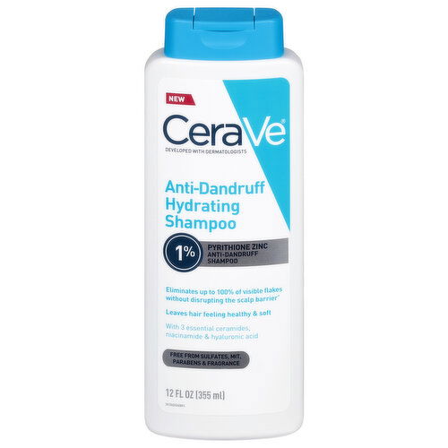 CeraVe Anti-Dandruff Hydrating Shampoo