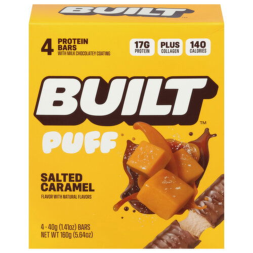 Built Puff Salted Caramel Protein Bars