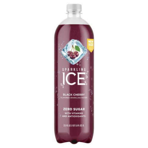 Sparkling Ice Sparkling Water, Zero Sugar, Black Cherry