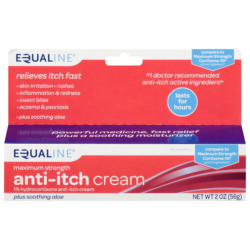 Equaline Anti-Itch Cream, Maximum Strength