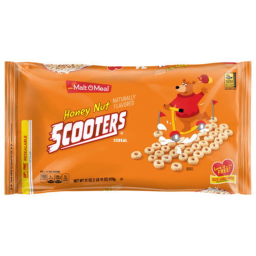 Malt O Meal Scooters Cereal, Honey Nut, Super Size