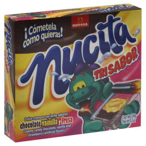 Nutresa Creamy Candy, Chocolate, Vanilla and Strawberry