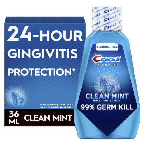 Crest Pro Health Multi Protection Clean Mint CPC (cetylpyridinium chloride) Antigingivitis/Antiplaque Oral Rinse