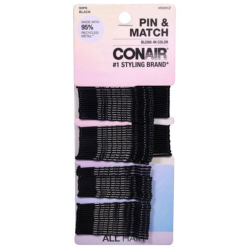 Conair Black Blend-In Color Pin & Match