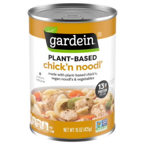 Gardein Soup, Plant-Based, Chick'n Noodl'