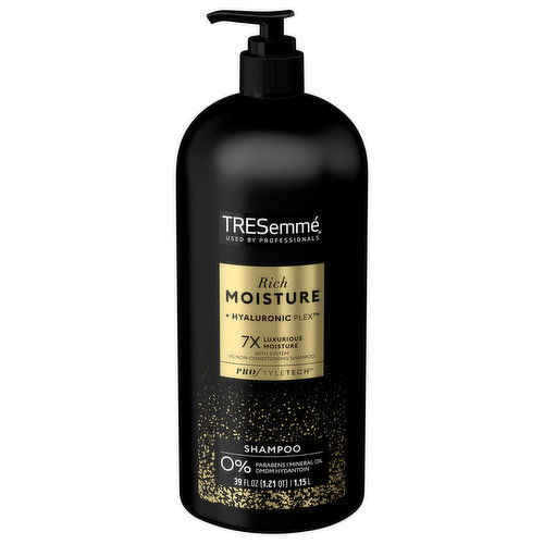 TRESemme Pro Style Tech Shampoo, Rich Moisture + Hyaluronic Plex