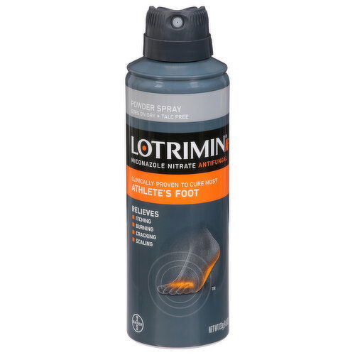 Lotrimin AF Powder Spray, Miconazole Nitrate Antifungal, Athlete's Foot