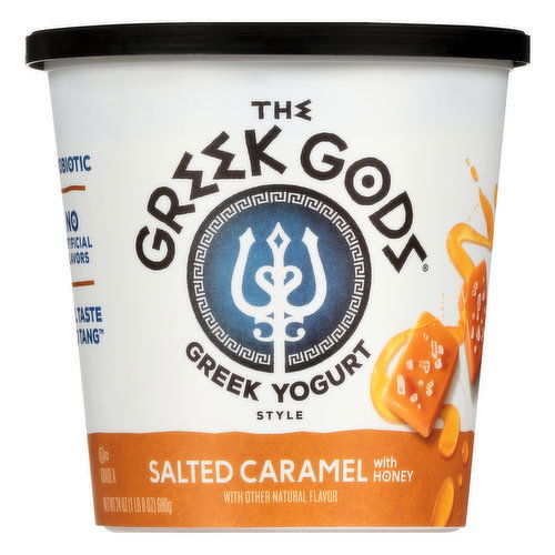 The Greek Gods Salted Caramel with Honey Greek Style Yogurt