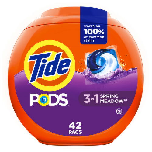 Tide PODs Laundry Detergent, Spring Meadow Scent