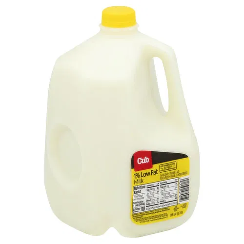 Cub Milk, Low Fat, 1% Milkfat