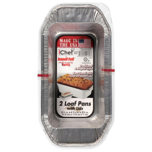 Handi-Foil iChef Loaf Pans with Lids