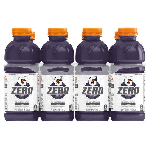 Gatorade Zero Thirst Quencher, Grape, Zero Sugar