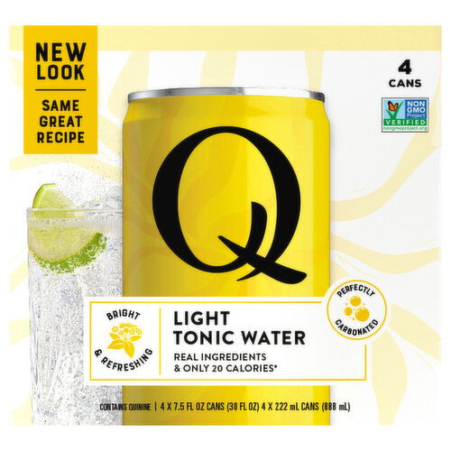 Q Mixers Tonic Water, Light