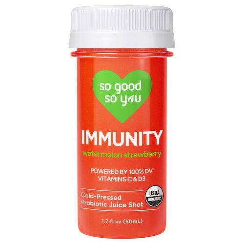 So Good So You Watermelon Strawberry Probiotic Juice Shot