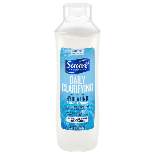 Suave Essentials Conditioner, Daily Clarifying, Hydrating, Family Size