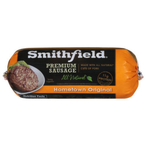 Smithfield Sausage, Premium, Hometown Original, All Natural