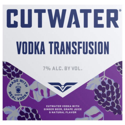 Cutwater Vodka Transfusion, Grape