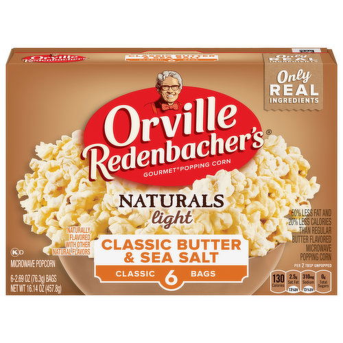 Orville Redenbacher's Naturals Light Classic Butter & Sea Salt Popcorn