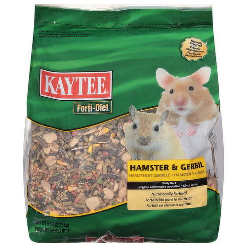 Kaytee Forti-Diet Pet Food, Hamster & Gerbil