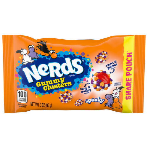 Nerds Candy, Gummy Clusters, Share Pouch