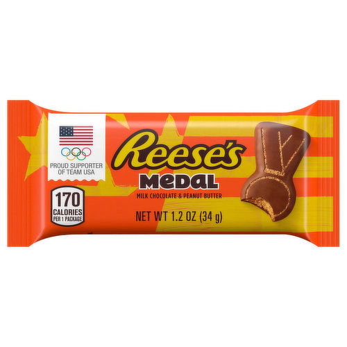 Reese's Medal, Milk Chocolate & Peanut Butter