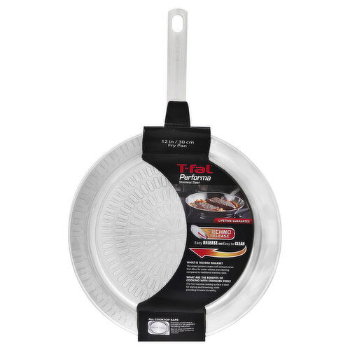 T-fal Performa Fry Pan, Stainless Steel, 12 Inch