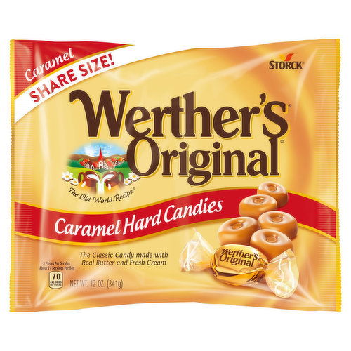 Werther's Original Hard Candies, Caramel, Share Size