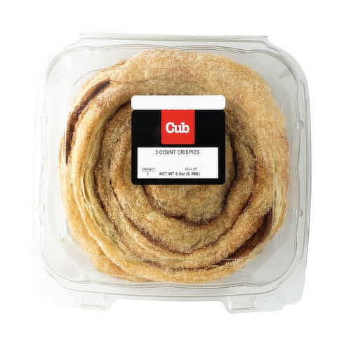 Cub Bakery Cinnamon Crispies
3 Count