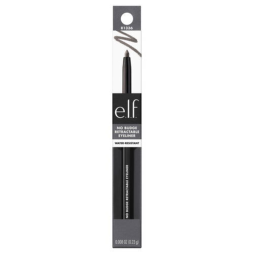 e.l.f. Charcoal 81336 Waterproof No Budge Retractable Eyeliner