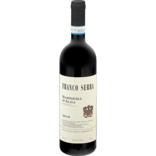 Franco Serra Red Wine, Barbera D' Alba, 2018