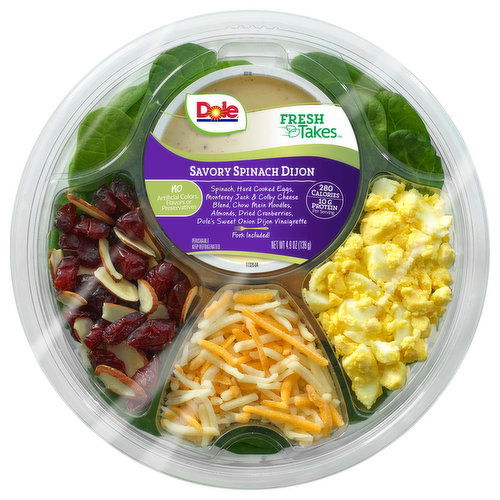 Dole Fresh Takes Spinach Dijon, Savory