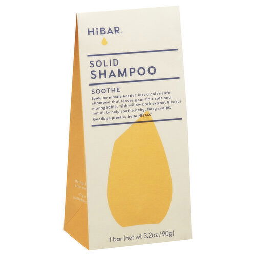 HiBAR Shampoo, Solid, Soothe