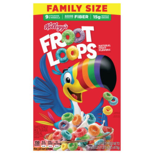 Froot Loops Cereal Family Size