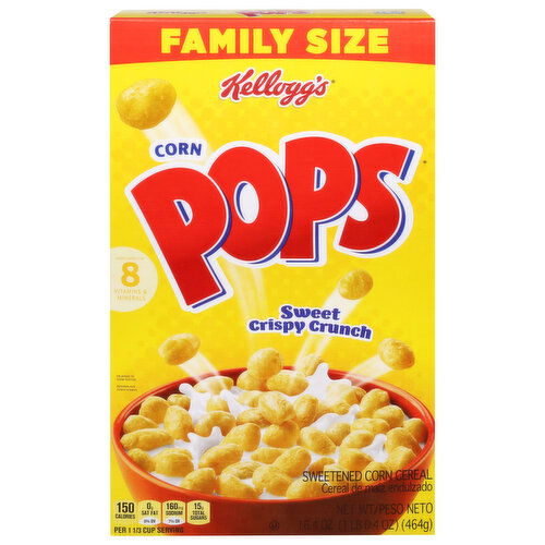 Corn Pops Sweet Crispy Crunch Cereal