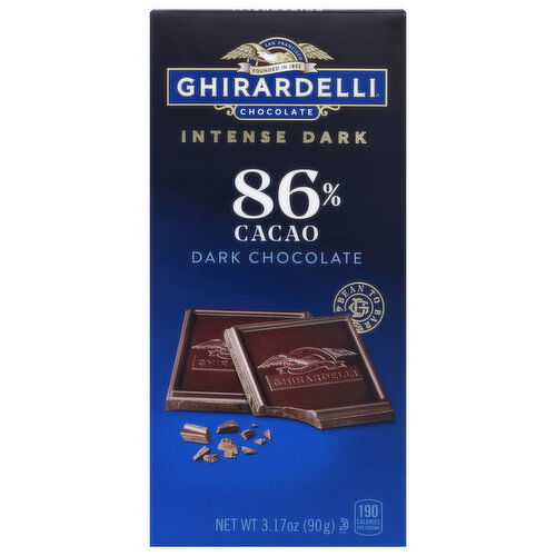 Ghirardelli Intense Dark 86% Cacao Dark Chocolate
